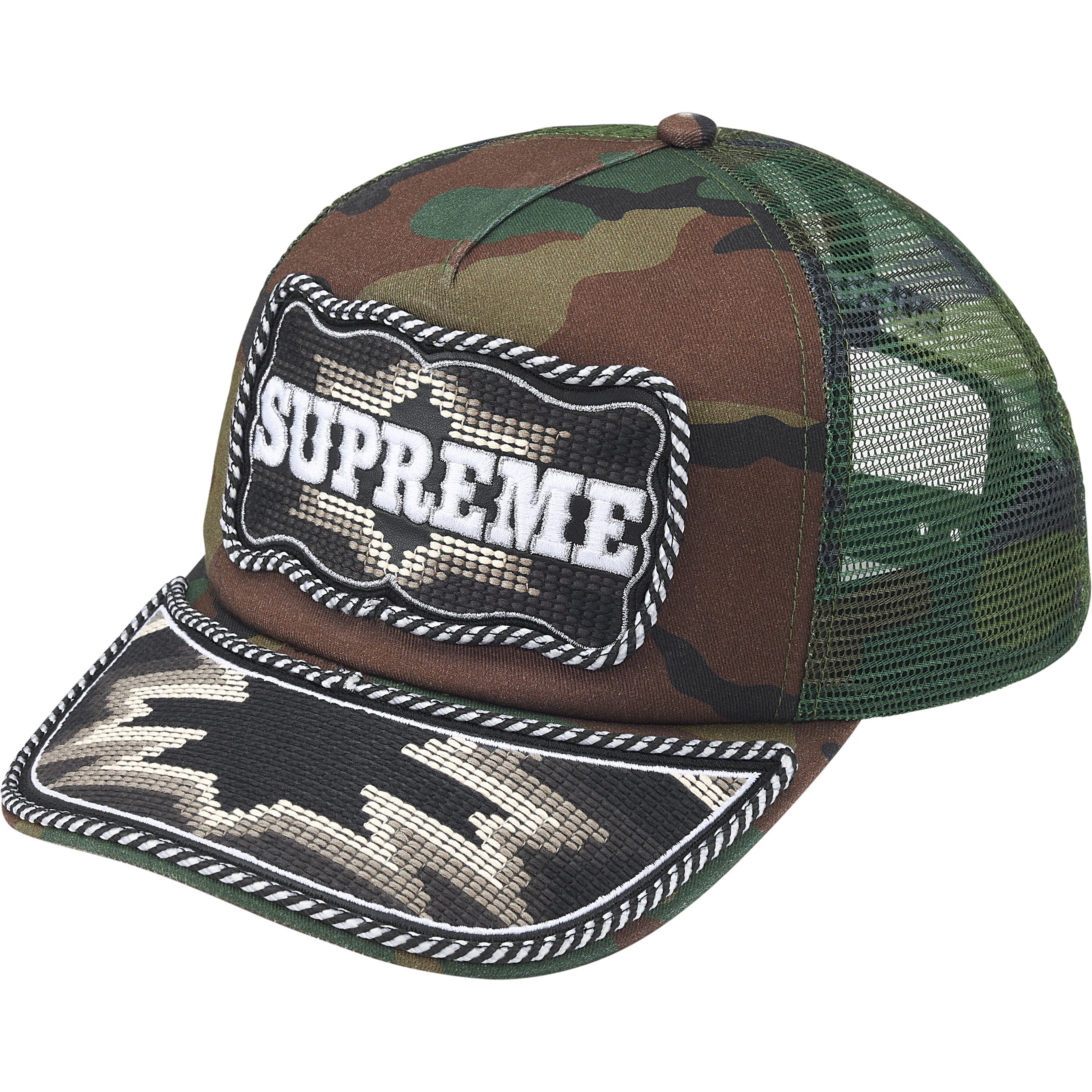 Western Embroidered Mesh Back 5-Panel view 7